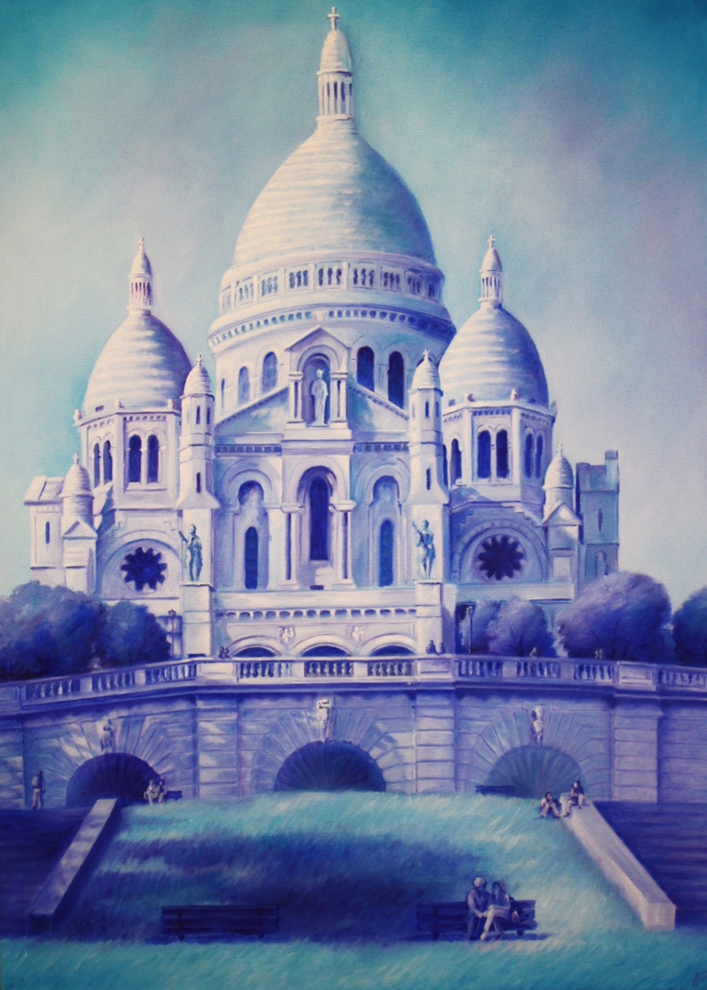 1024x1434 Jo Watson - Sacre Coeur Painting