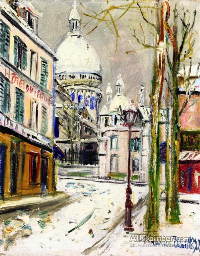 702x900 Maurice Utrillo Coeur Oil Painting Reproductions For Sale - Sacre Coeur Painting