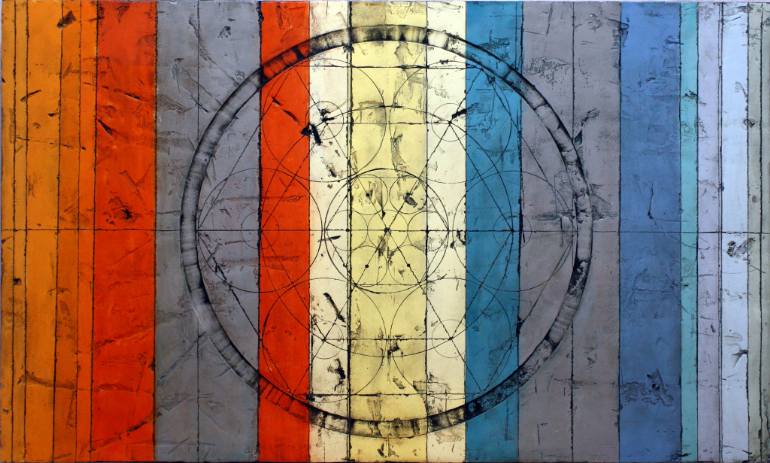 770x463 Saatchi Art Semi Sacred Geometry Painting By Curtis Olson - Sacred Geometry Painting
