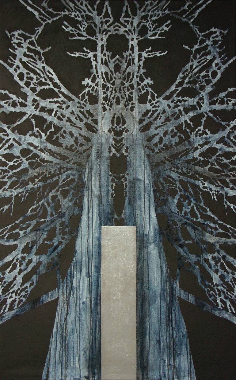 770x1237 Saatchi Art Sacred Grove. The Pine. Painting By Katerina - Sacred Grove Painting