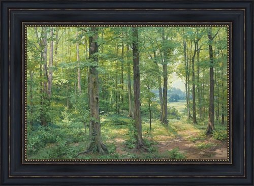 500x366 Sacred Grove 38x28 Framed Giclee Canvas Option 2 - Sacred Grove Painting