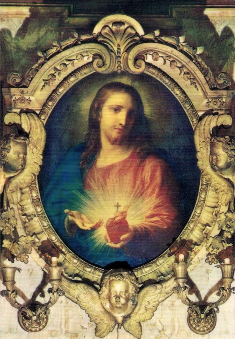 798x1153 The Most Famous Image Of The Sacred Heart Missionaries Of Divine - Sacred Heart Of Jesus Painting