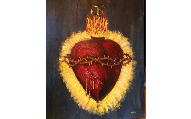 620x387 Sacred Heart Painting Picturing God - Sacred Heart Painting