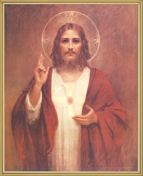 487x600 View All Sacred Heart Prints And Artwork From Catholic Faith Store - Sacred Heart Painting