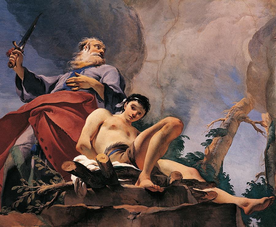 900x742 The Sacrifice Of Isaac Painting By Giovanni Battista Tiepolo - Sacrifice Of Isaac Painting