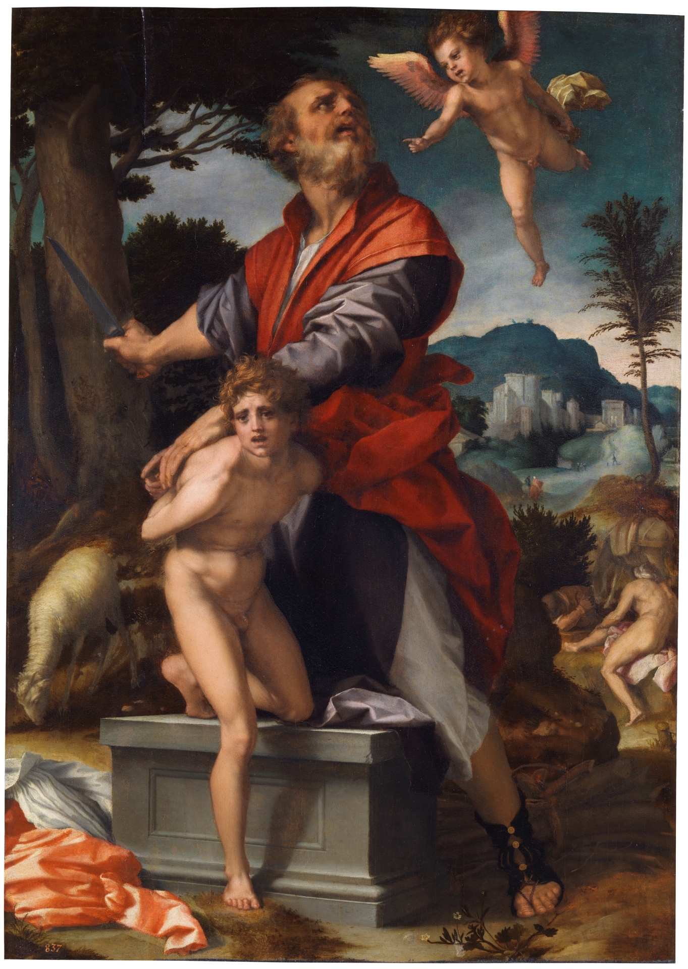 1363x1920 The Sacrifice Of Isaac - Sacrifice Of Isaac Painting
