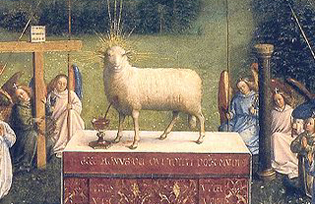 315x204 The Adoration Of The Mystic Lamb The Global Dispatches - Sacrificial Lamb Painting