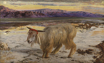 350x215 The Scapegoat (Painting) - Sacrificial Lamb Painting