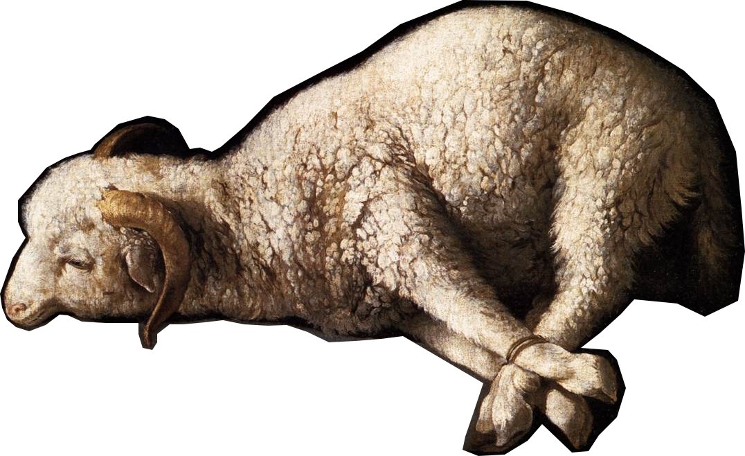 1076x658 Filesacrificial Lamb Of God 006 B.jpg - Sacrificial Lamb Painting
