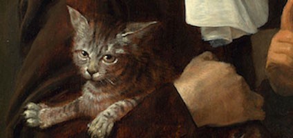 424x200 Sad Cats In Art History An Appreciation - Sad Cat Painting