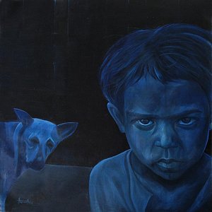 300x300 Sad Child Paintings - Sad Child Painting