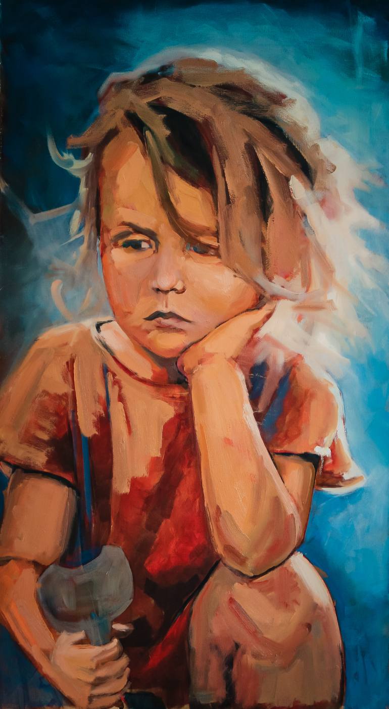 770x1404 - Sad Child Painting