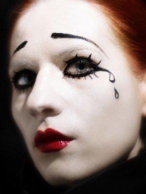 293x390 The Latest Sad Clown Face Paint To Try You Painting Face Painting - Sad Clown Face Painting