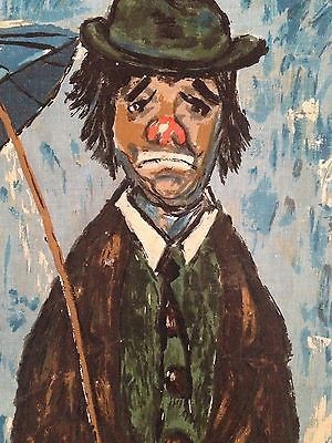 Sad Clown Painting At PaintingValley Com Explore Collection Of Sad   Sad Clown Painting 3 