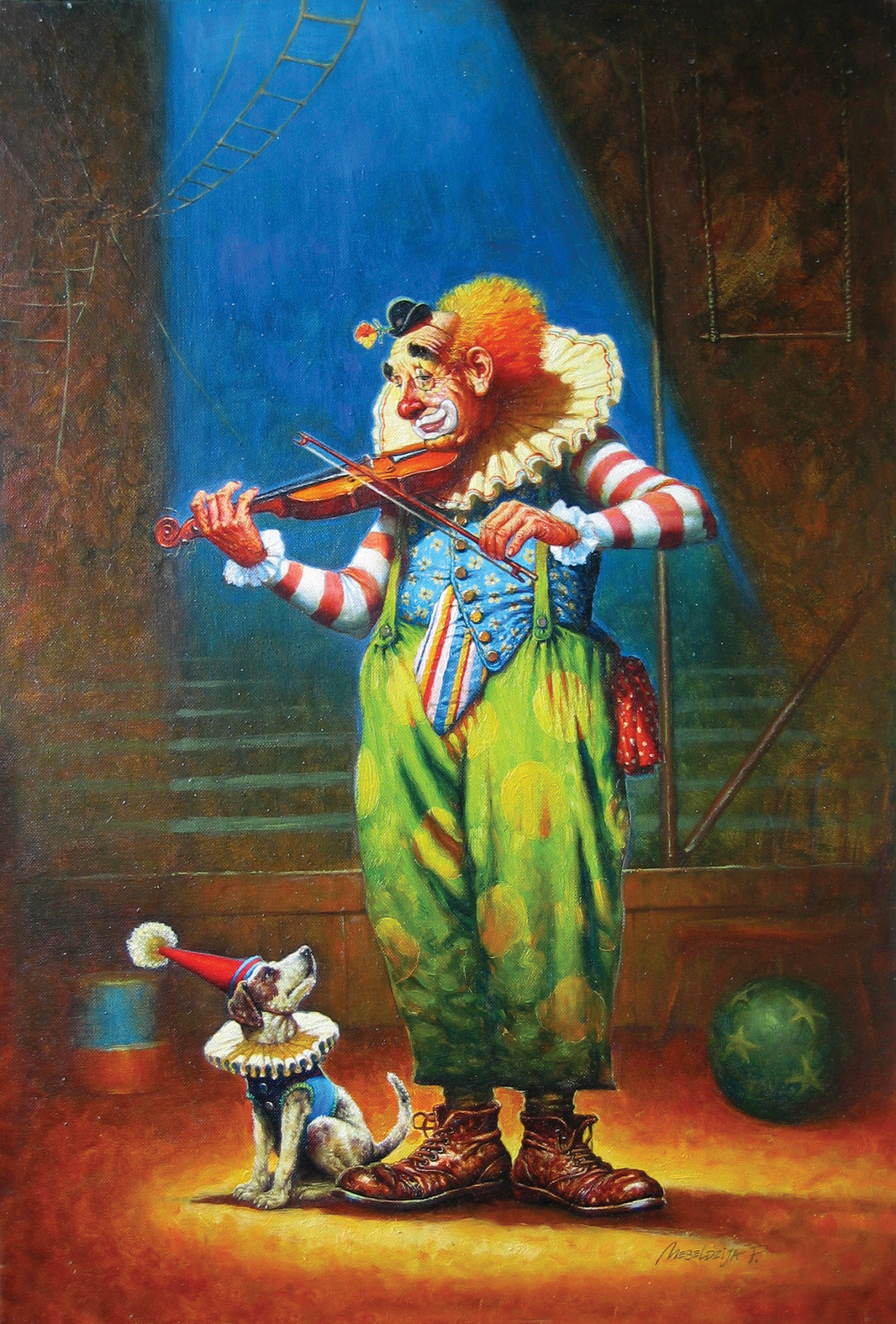 1066x1575 Petar Art Posters And Learning A Trade - Sad Clown Painting Artist