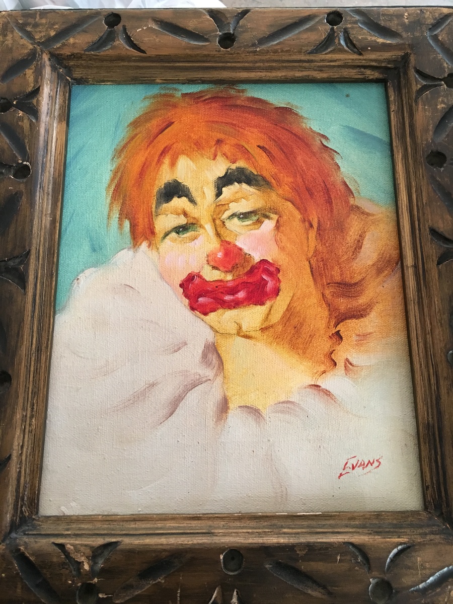 900x1200 Sad Clown Painting Artifact Collectors - Sad Clown Painting Artist