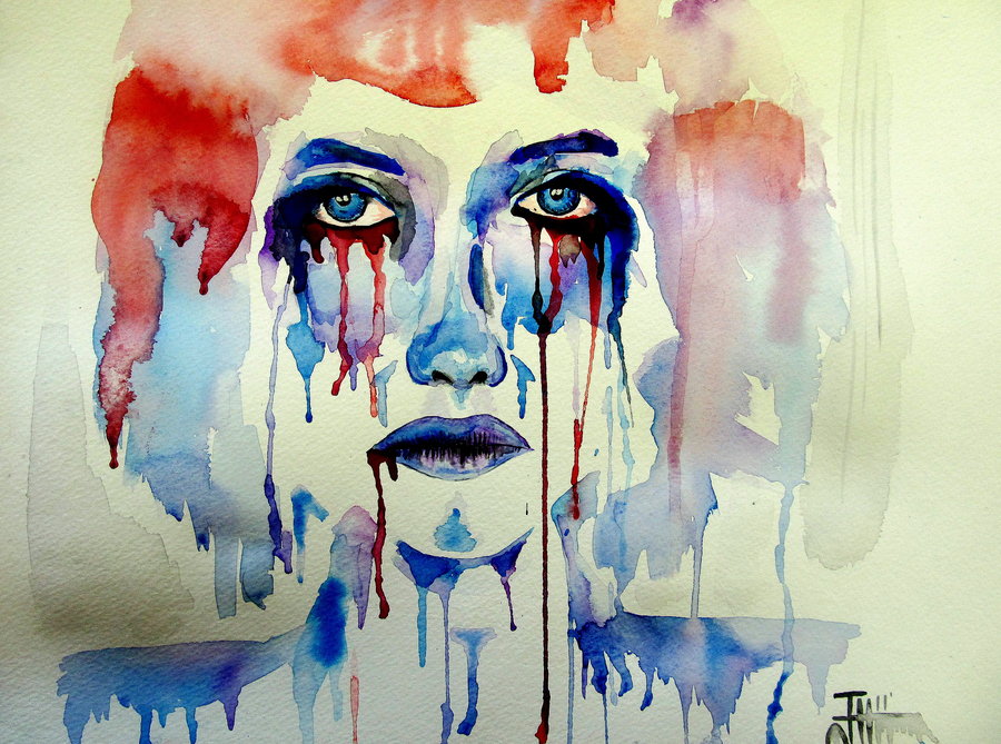 900x669 Sad Clown By Itsjonahhorst - Sad Clown Painting Artist