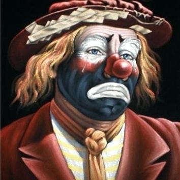354x354 Sad Clown Painter - Sad Clown Painting Artist
