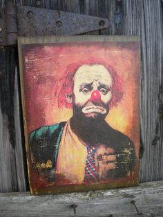 236x314 Oil Painting Sad Clown - Sad Clown Painting Artist