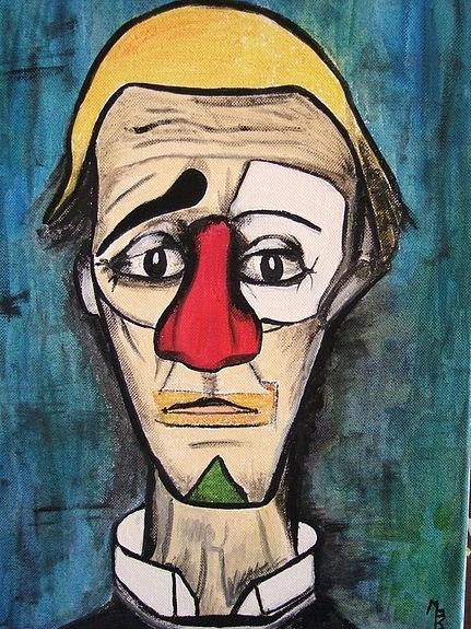 Sad Clown Painting Famous at PaintingValley.com | Explore collection of ...