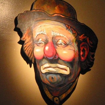 348x348 Clown Alley - Sad Clown Painting Famous