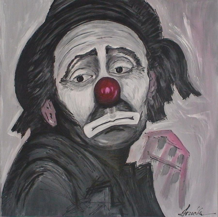 Sad Clown Painting Famous at PaintingValley.com | Explore collection of ...