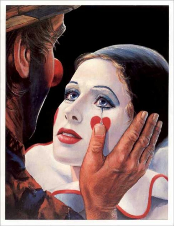 556x720 Emmett The Clown Painting 58 Best Hobo Clowns Images - Sad Hobo Clown Painting