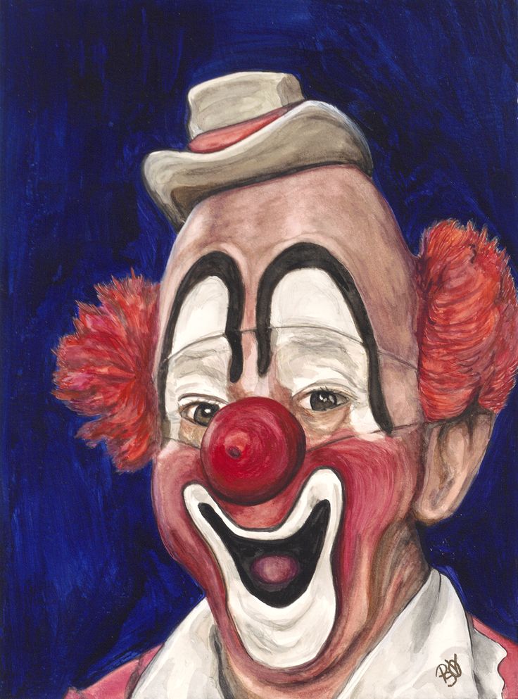 736x993 491 Best Clowns Images On Clown Paintings Clowns And Sad - Sad Hobo Clown Painting
