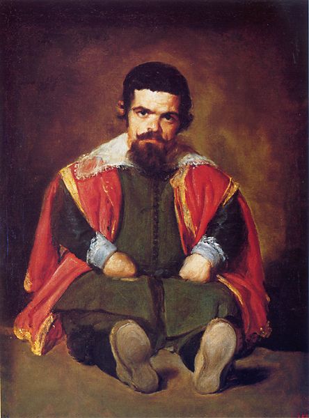 444x600 Dwarf Sitting On The Floor, Velazquez (1645) Culture The Guardian - Sad Jester Painting