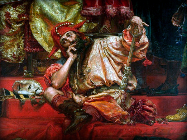 600x450 - Sad Jester Painting