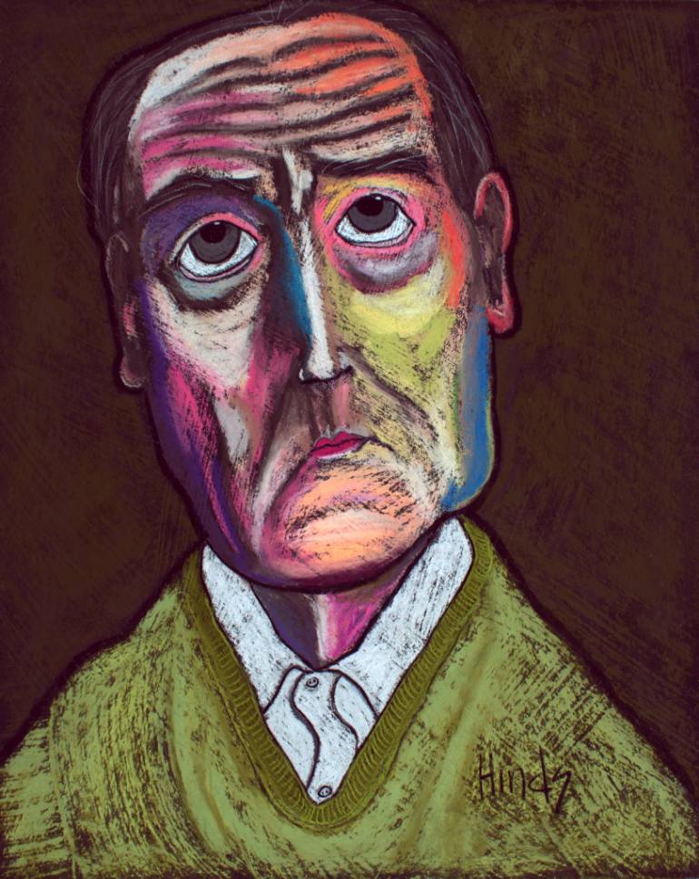 Sad Man Painting at PaintingValley.com | Explore collection of Sad Man ...
