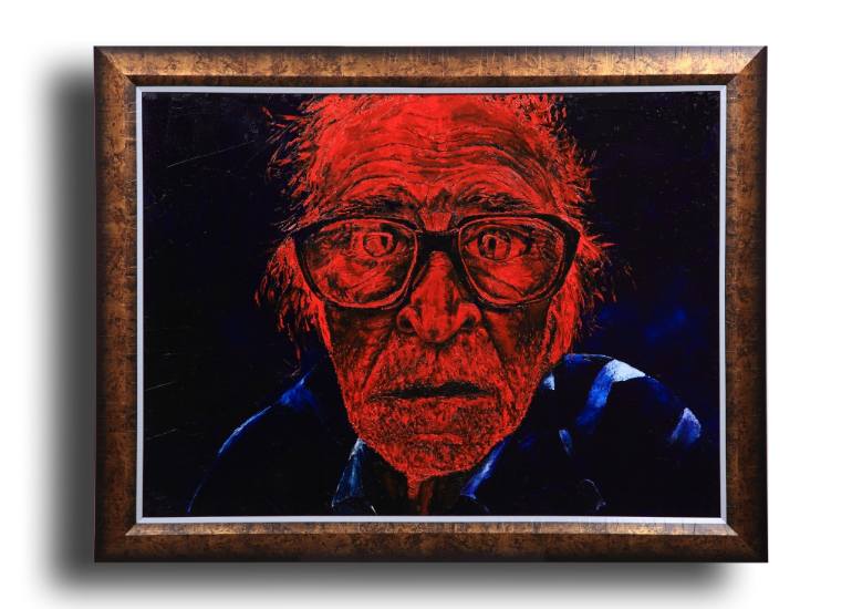 770x550 Saatchi Art The Sad Man Painting By Volodya Hubanov - Sad Man Painting