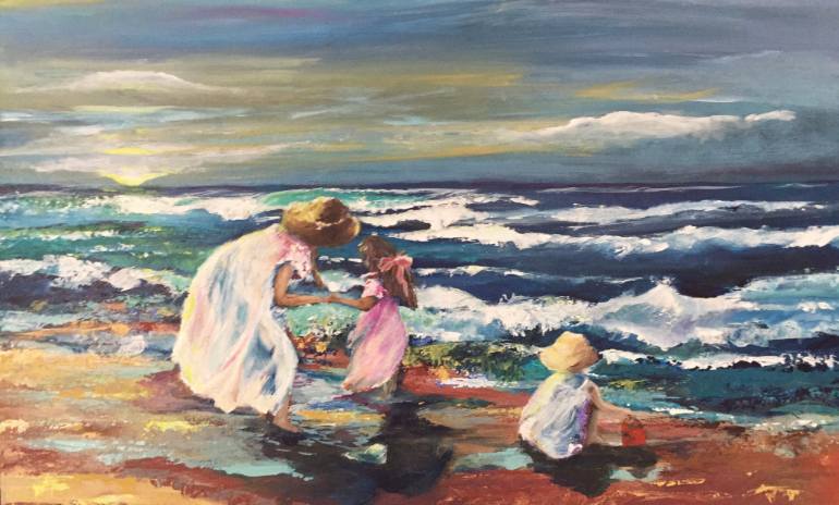 770x464 Saatchi Art Sad To Go Home Painting By Deb Handy - Sad Painting