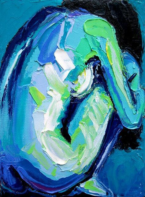 474x646 Pin By Vivian On Abstract Paint Paintings, Draw - Sad Painting Abstract