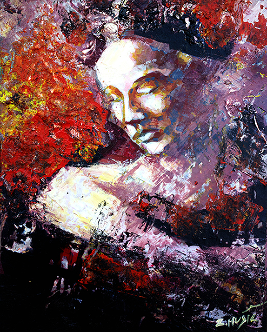 522x650 Beauty And Sadness Zlatko Music Art - Sad Painting Abstract