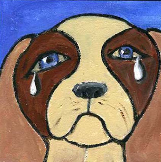 317x320 Jim Ferry's Painting Blog Sad Puppy - Sad Puppy Painting