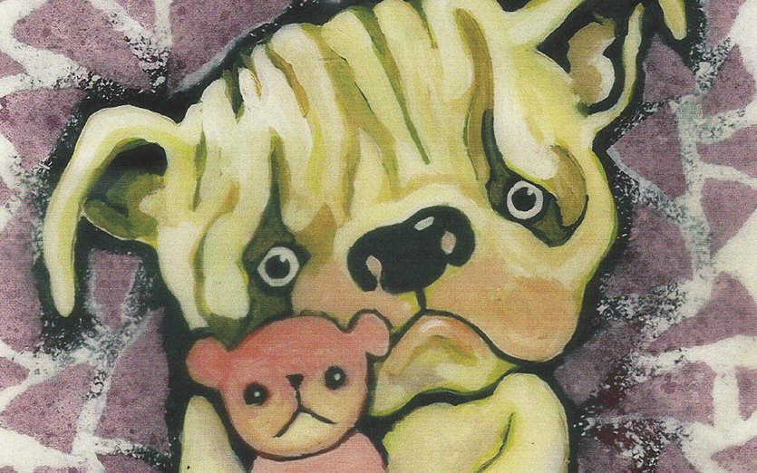 835x522 Sad Puppy By Marie Banville On Storybird - Sad Puppy Painting