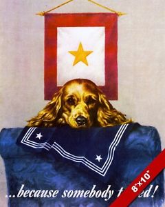 240x300 Wwii Sad Puppy Dog Missing War Propaganda Poster Painting Real - Sad Puppy Painting