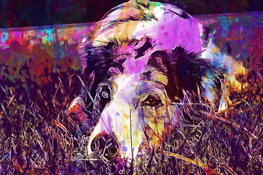 900x600 Eyes Sad Puppy Dog Cute Pet Digital Art By Pixbreak Art - Sad Puppy Painting