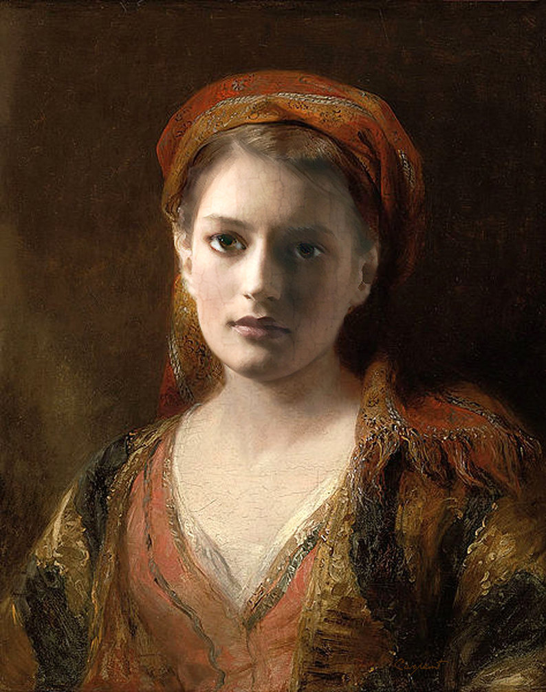 794x1007 Sad Woman By Priapo40 - Sad Woman Painting