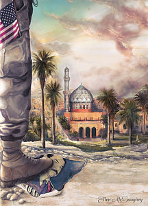 216x300 Saddam Art Fine Art America - Saddam Hussein Painting