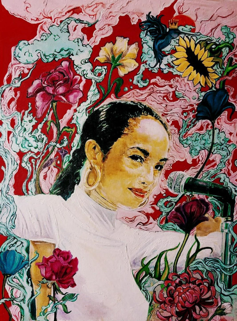 768x1040 Sade Adu By Jm Art - Sade Painting