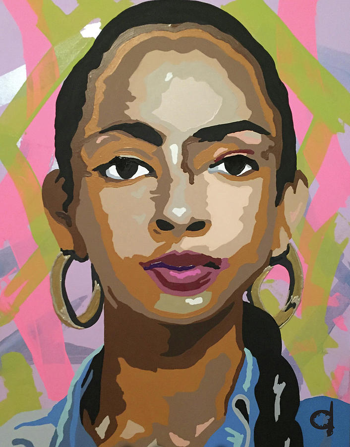 706x900 Sade Painting By Chelsea Vanhook - Sade Painting
