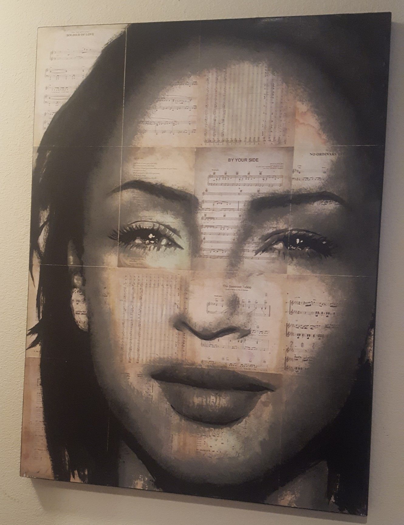 1330x1726 Sade Painting By Ikonic Arts Art Saves - Sade Painting