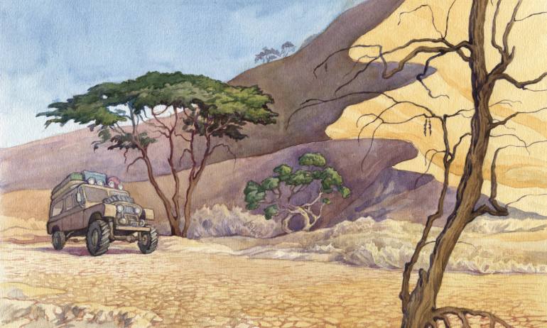 770x462 Saatchi Art Safari Painting By Anatoliy Shapoval - Safari Painting