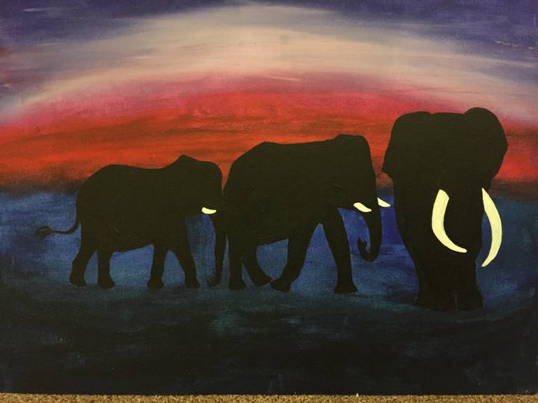 770x578 Saatchi Art Safari Painting By Debby Philp - Safari Painting