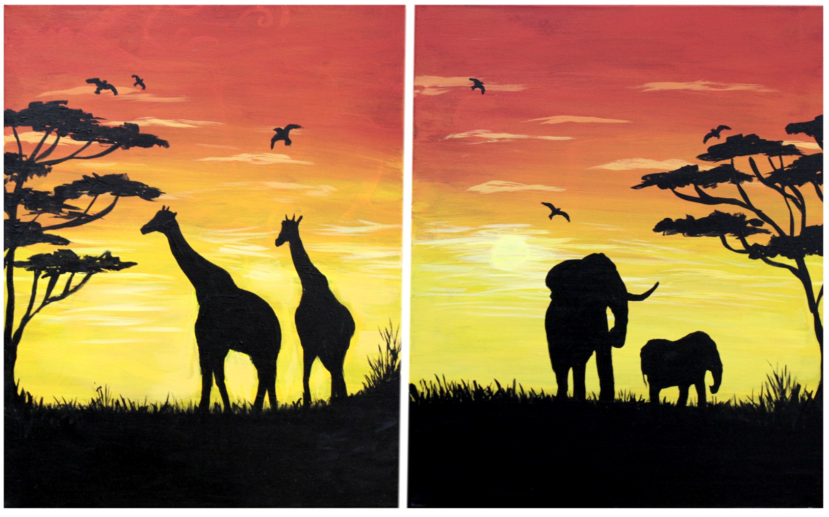 1626x1014 Safari Painting - Safari Painting