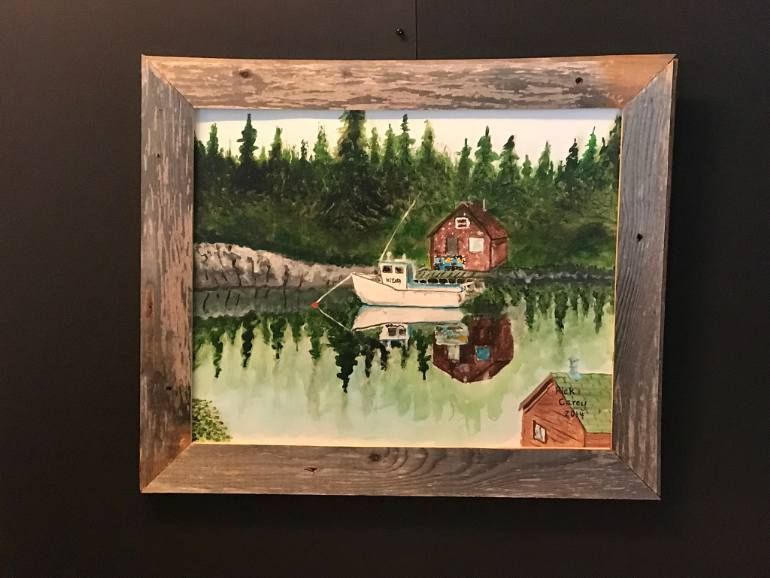 770x578 Saatchi Art Safe Harbour Painting By Rick Carey - Safe Painting