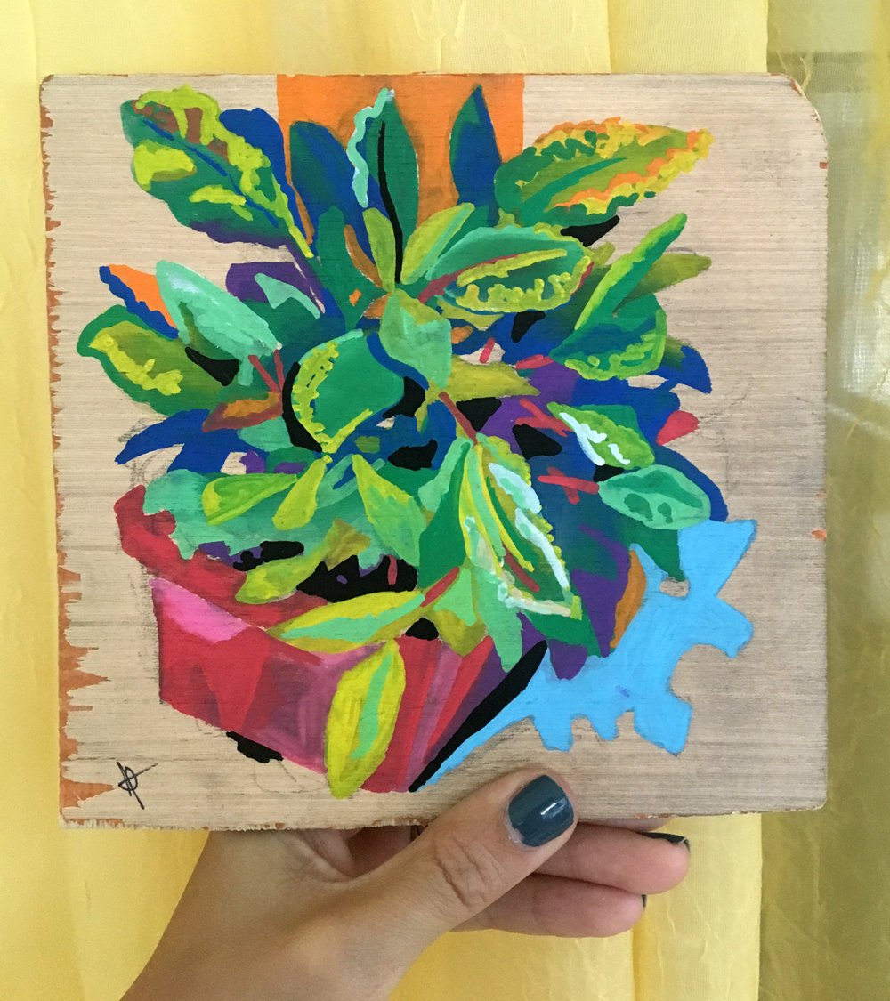 1000x1125 Plant Painting - Sage Painting