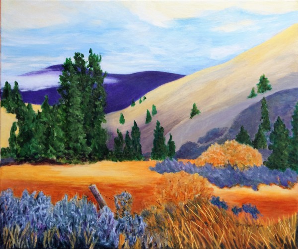 600x500 Jennifer Taylor Richmond Artist Guild - Sagebrush Painting